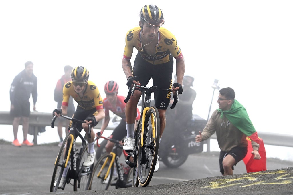 Jumbo-Visma on the Angliru