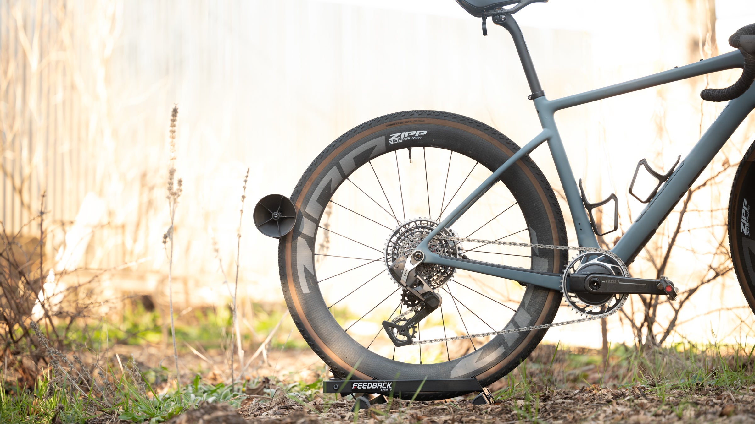 Feedback Sports Rakk 2.0 with Enve MOG, SRAM RED XPLR, and Zipp 303 XPLR