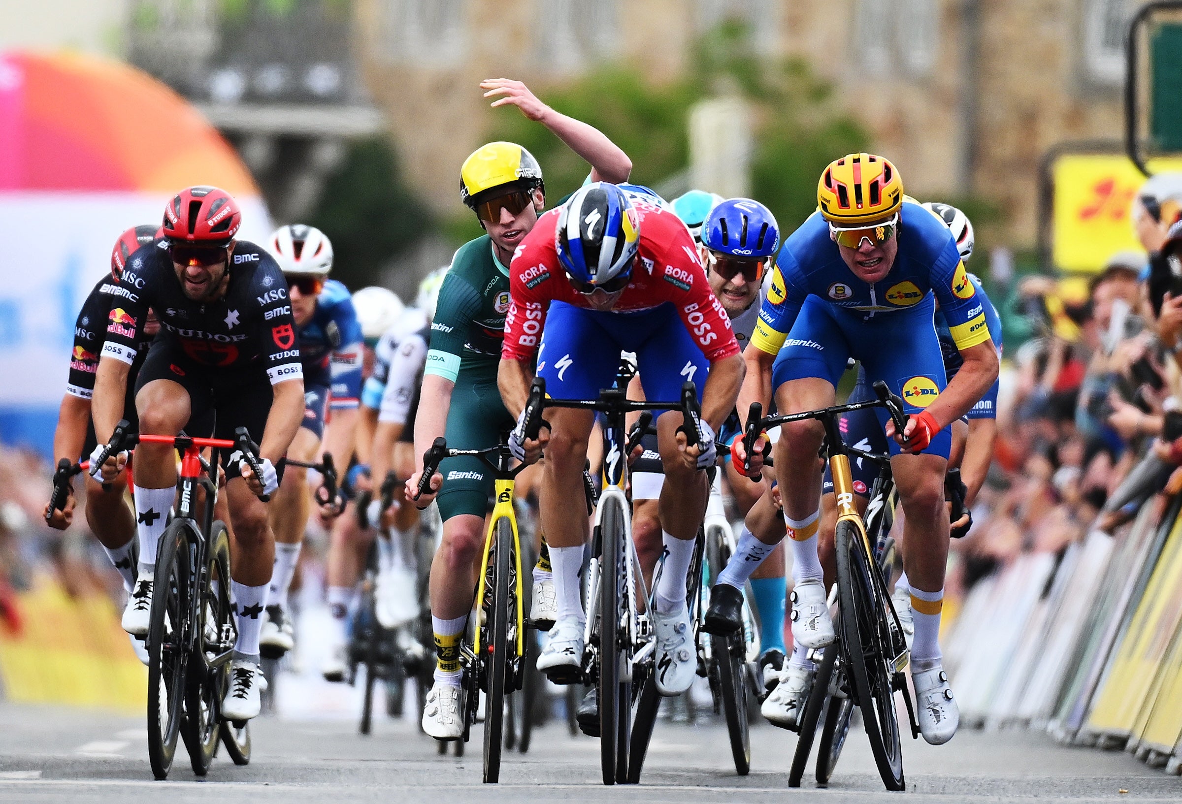 Danny van Poppel (Red Bull-Bora-Hansgrohe) was relegated after deviating inside the final 100 meters (Photo: Christian Kaspar-Bartke/Getty Images)