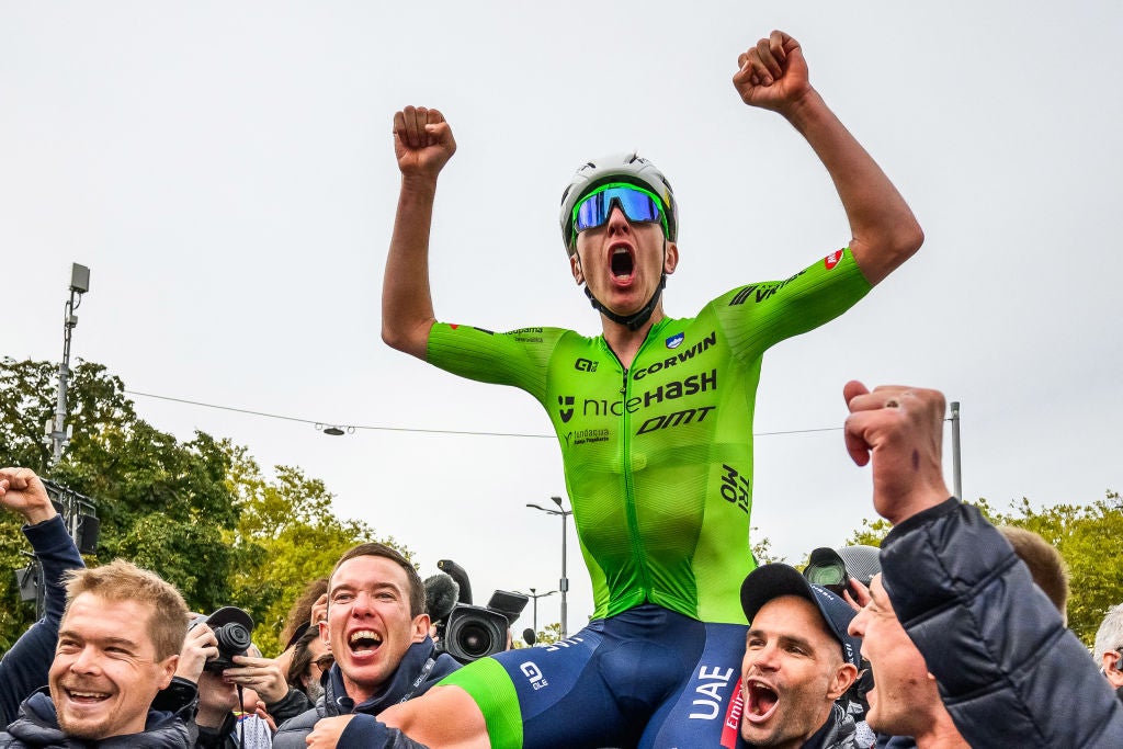 Pogačar is reported to be targeting the road race and TT in Rwanda road worlds.
