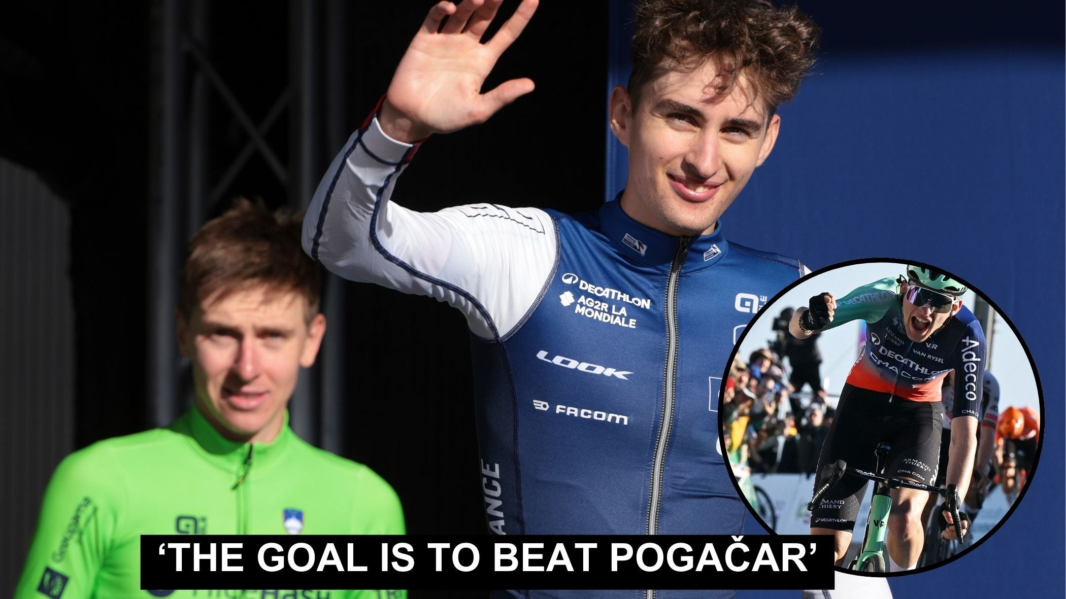 Il fenomeno francese Seixas sta portandolo direttamente al numero 1 del mondo Pogačar Il fenomeno francese Seixas sta portandolo direttamente al numero 1 del mondo Pogačar